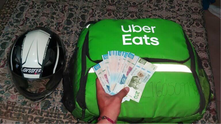 Cuando pagan en uber eats