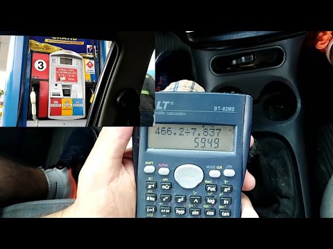 Como calcular la cantidad de gasolina por kilómetro