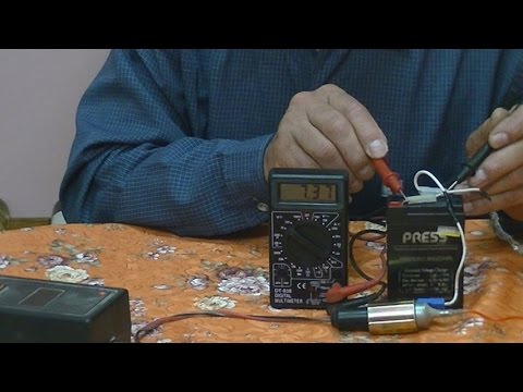 Cargar bateria de 6 voltios