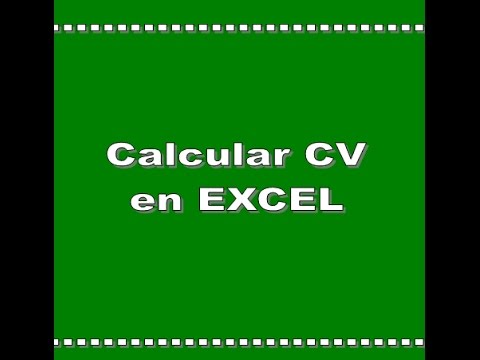 Formula calculo cv
